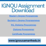 IGNOU Assignment